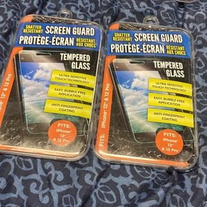 Tempered Glass Screen Protector for iPhone 12/12 Pro Set of 2